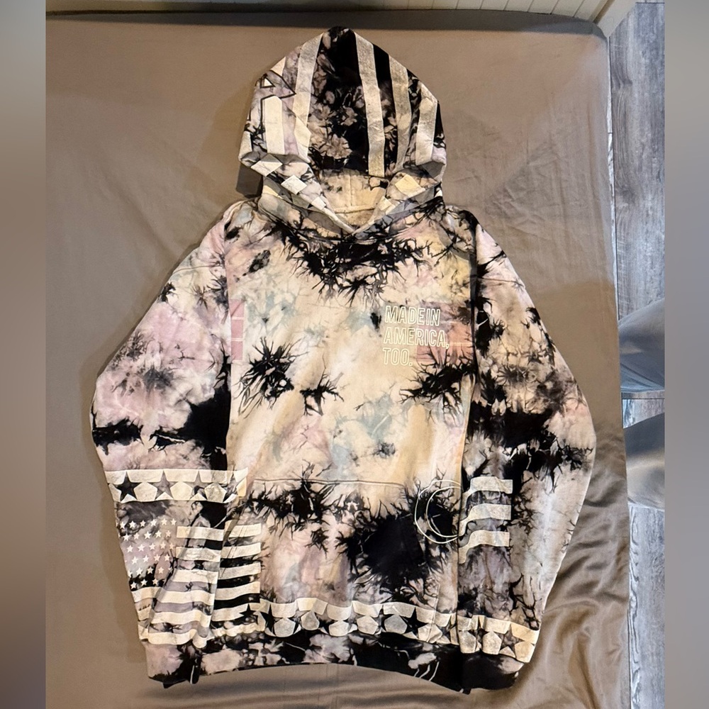 Pyer Moss X Made in America Tie-Dye Hoodie - Limited Edition | Size XL